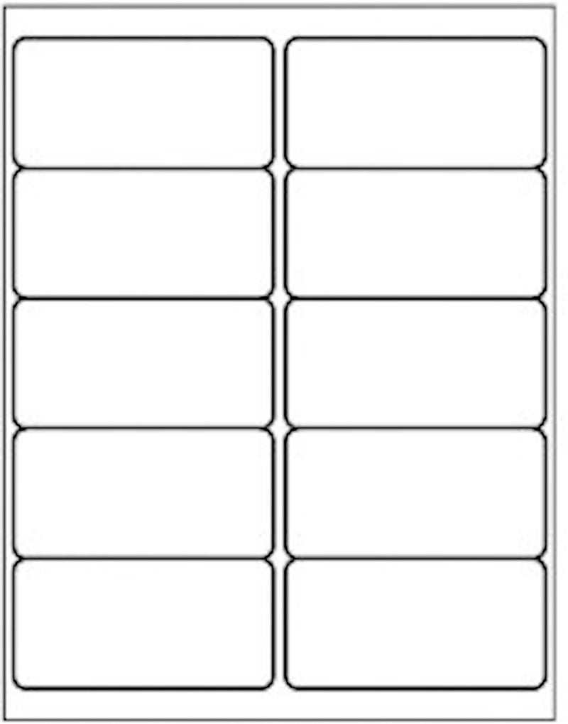 BESTEASY 2x4 Shipping Labels, FBA 10 Up Address mailing Labels, 100 Sheets Sticker Labels Compatible Laser/Inkjet(1000 Labels) - Image 1